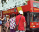 Bus tour kiosks OK’d for boulevard median