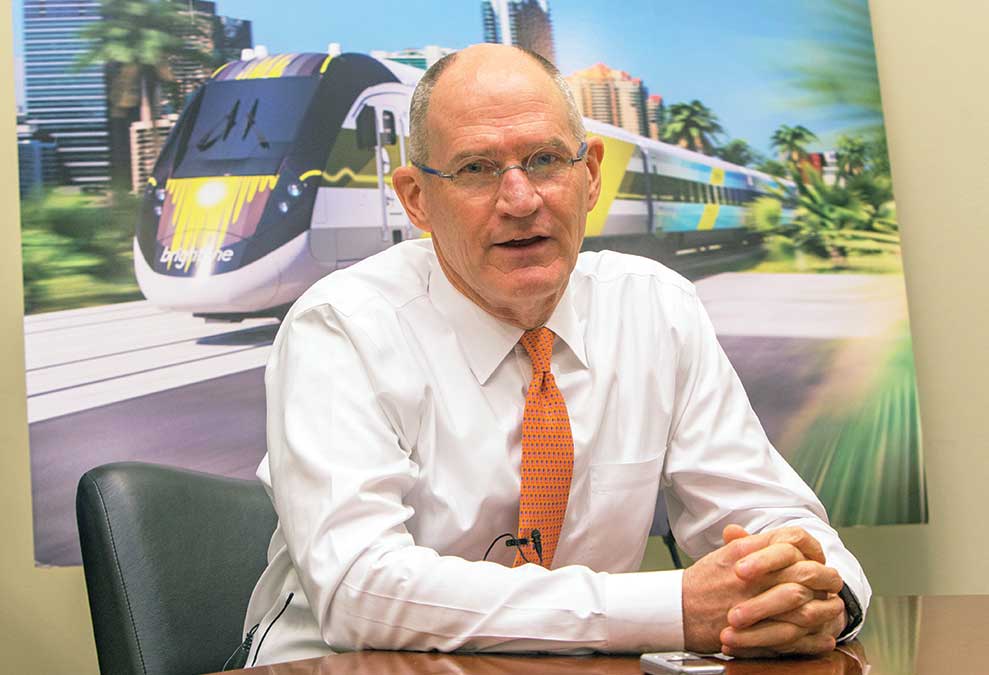 Mike Reininger: At the controls of new Brightline railway operations