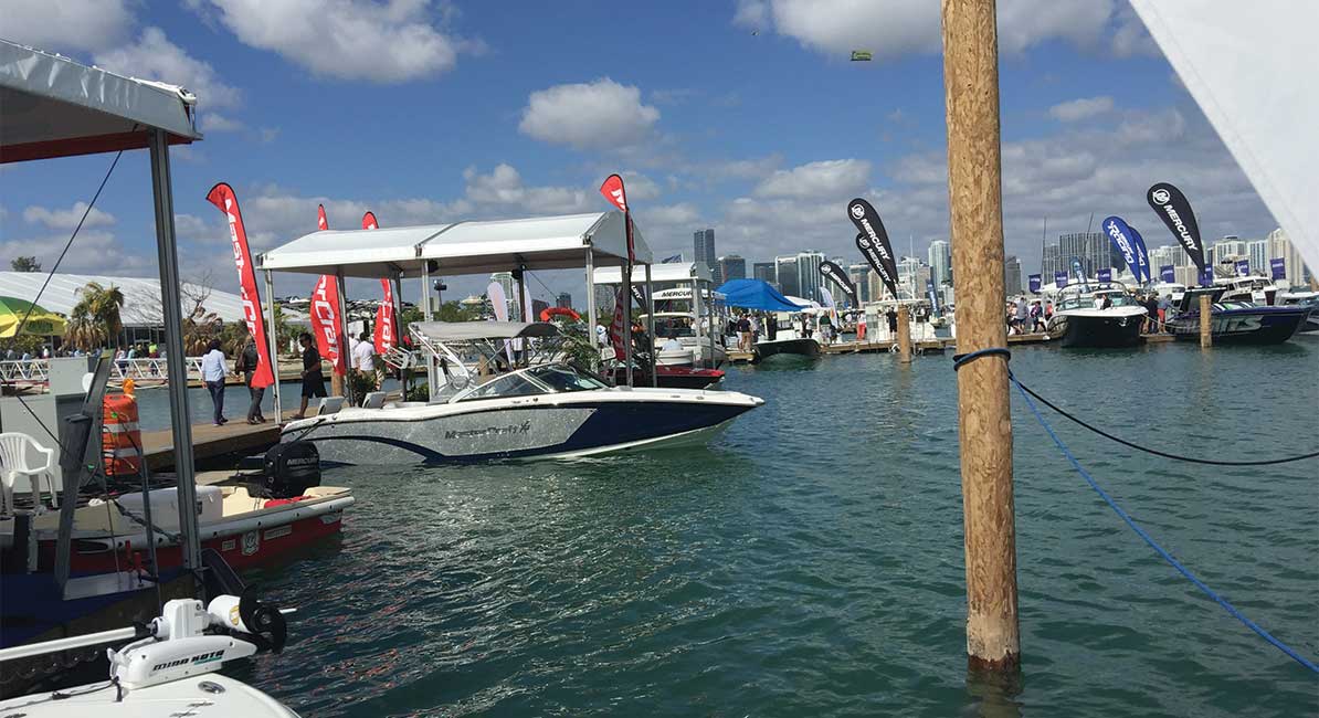 80% seeing Miami International Boat Show took transit