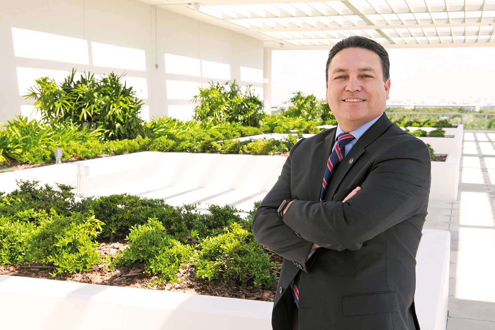 Benjamin Riestra: Makes new on-campus medical center feel like a hotel