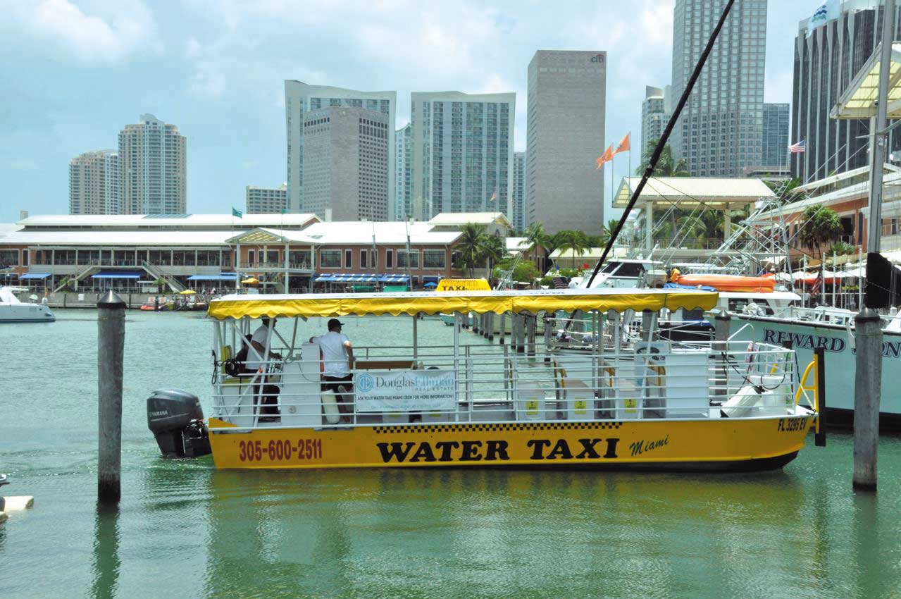 Miami designates Brickell Key for water taxi service
