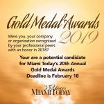 Miami Today 2019 Gold Medal Award