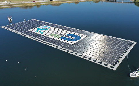 County looks to lakes filled with floating solar power plants