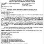 Notice of Action, Miami Today Legals