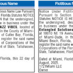 Fictitious Name, Miami Today Legals