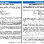 Notice of Public Hearing, Miami Today Legal