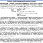 Notice of Public Hearing, Miami Today Legals