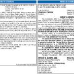 Notice to Creditors, Miami Today Legals