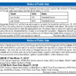 Notice of Public Sale, Miami Today News
