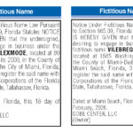 Fictitious Name, Miami Today Legal
