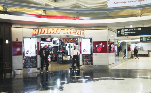 County to reap bigger sales share from Miami Heat Store at airport