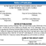 Notice of Publication, Miami Today Legals
